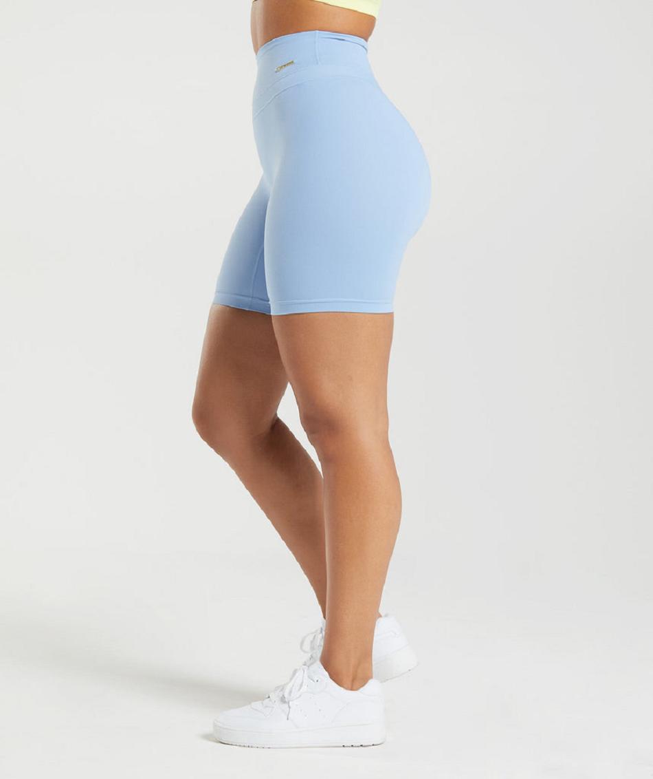 Pantalones Cortos Gymshark Whitney Cycling Mujer Azules | CO 2777VRW